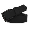 Hayes London | Black Genuine Leather Men's Belt (Leather Texture: Plain & Buckle Color: Black)