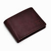 Hayes London | Signature Brown Genuine Leather Textured Wallet for Men - RFID Blocking, Slim Bifold Wallet with 8 Compartments