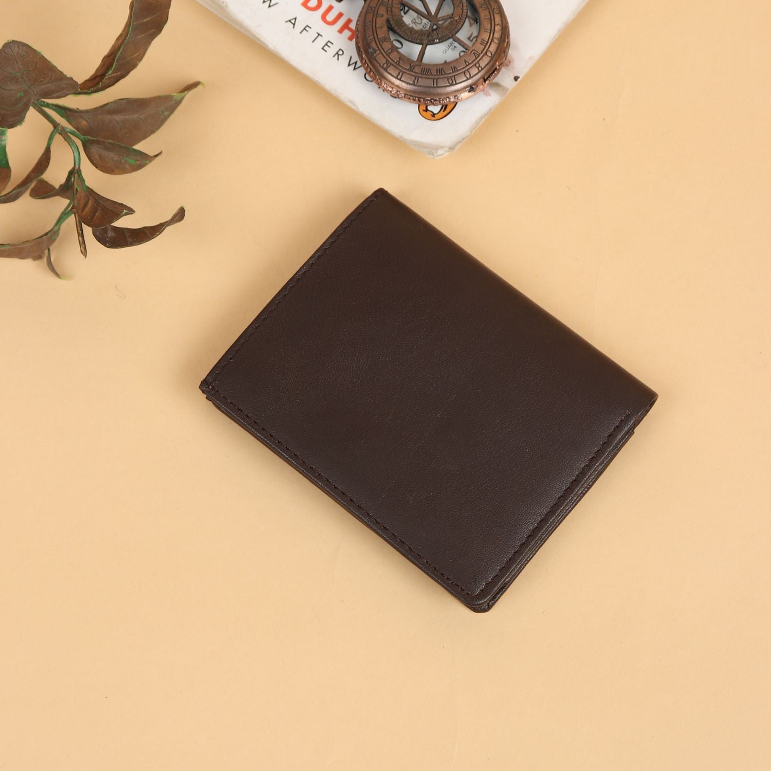 Hayes London | Brown Genuine Leather Card Holder/Wallet For Men - RFID Blocking, Slim Formal/Casual Card Holder/Wallet With 11 Compartments