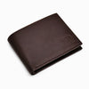 Hayes London | Stud Brown Genuine Leather Wallet for Men - RFID Blocking, Slim Bifold Wallet with 8 Compartments