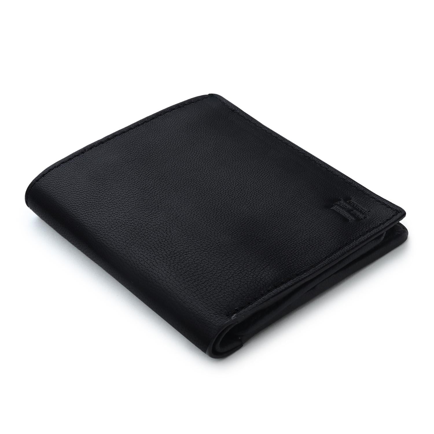 Hayes London | Black Genuine Leather Card Holder/Wallet For Men - RFID Blocking, Slim Formal/Casual Card Holder/Wallet With 11 Compartments