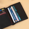 Hayes London | Black Genuine Leather Card Holder/Wallet For Men - RFID Blocking, Slim Formal/Casual Card Holder/Wallet With 11 Compartments