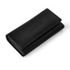 Hayes London | Black Genuine Leather Bi-Fold Clutch For Women (Leather Texture: Classic & Color: Black)