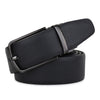 Hayes London | Reversible Black & Brown Italian Leather Men's Belt (Leather Texture: Viper & Buckle Color: Grey)