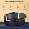 Hayes London | Italian Leather Reversible Black & Brown Belt For Men (Leather Texture: Viper & Buckle Color: Black & Gold)