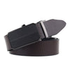 Hayes London | Reversible Black & Brown Genuine Leather Men's Belt (Leather Texture: Asgard Wild & Buckle Color: Black)