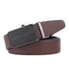 Hayes London | Reversible Black & Brown Italian Leather Men's Belt (Leather Texture: Asgard Viper & Buckle Color: Grey)