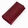 Hayes London | Cherry Genuine Leather Bi-Fold Clutch For Women (Leather Texture: Croco & Color: Cherry)