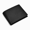 Hayes London | Stud Black Genuine Leather Wallet for Men - RFID Blocking, Slim Bifold Wallet with 8 Compartments